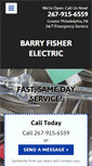 Mobile Screenshot of barryfisher-electric.com